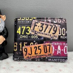 Men's Wallet  : License Plate Design